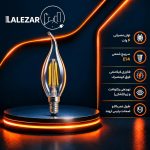 لامپ فیلامنتی شمعی اشکی 4 وات - تصویر 2